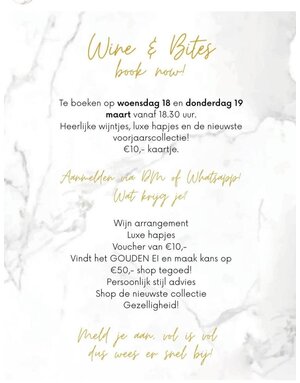 Feel Fashion Ticket  Wine en Bites 2026