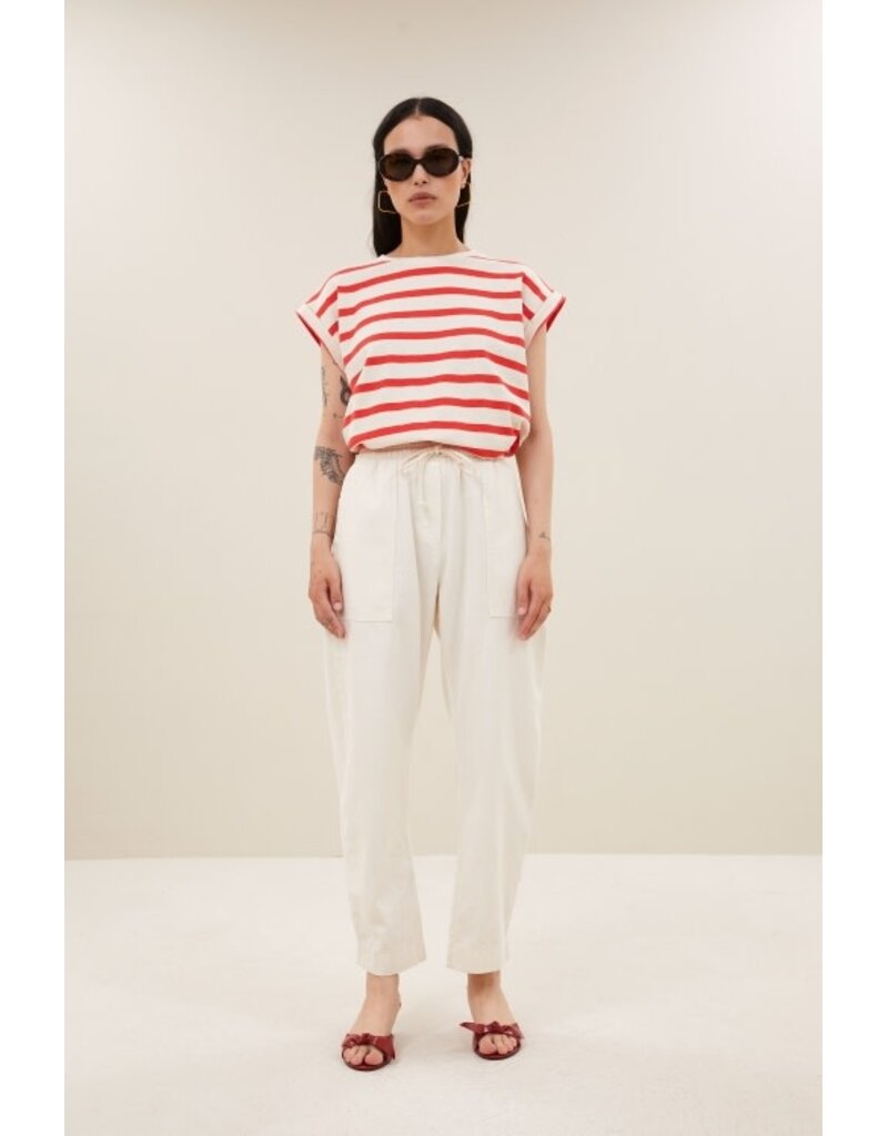 By-Bar By-Bar Tobi Stripe T-Shirt Red