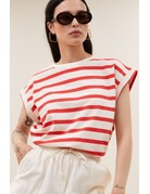By-Bar By-Bar Tobi Stripe T-Shirt Red