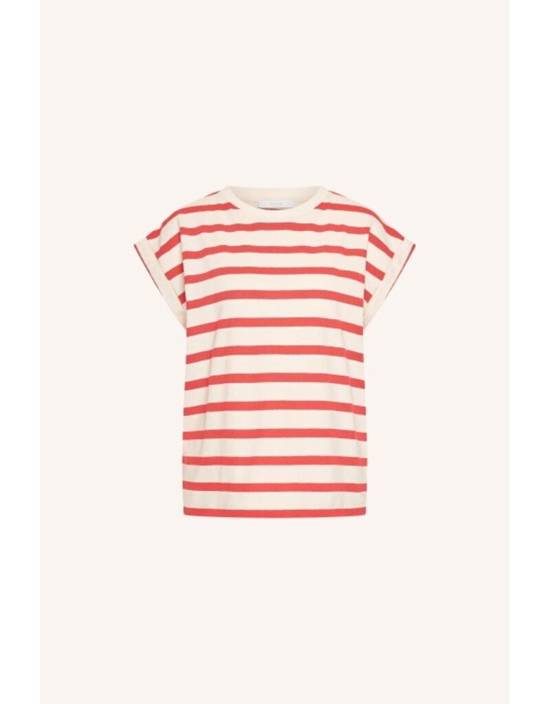 By-Bar By-Bar Tobi Stripe T-Shirt Red