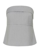 My Essential Wardrobe MEW Hanna Corsage Top L.Grey Mel.