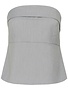 My Essential Wardrobe MEW Hanna Corsage Top L.Grey Mel.