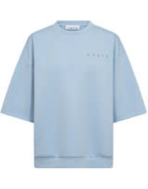 Haute L' Amitié HL Maxi Split SS Logo Sweat Pale Blue