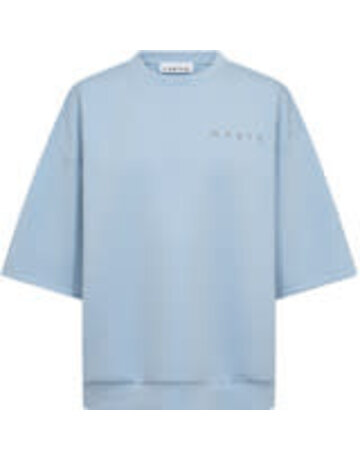 Haute L' Amitié HL Maxi Split SS Logo Sweat Pale Blue