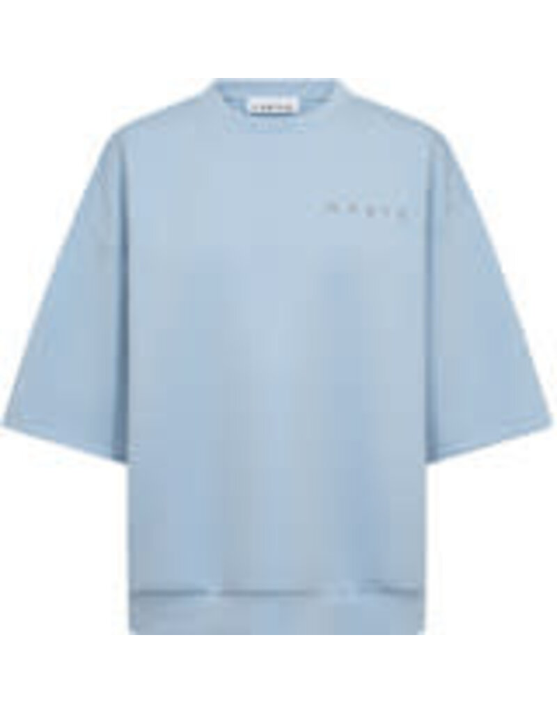 Haute L' Amitié HL Maxi Split SS Logo Sweat Pale Blue