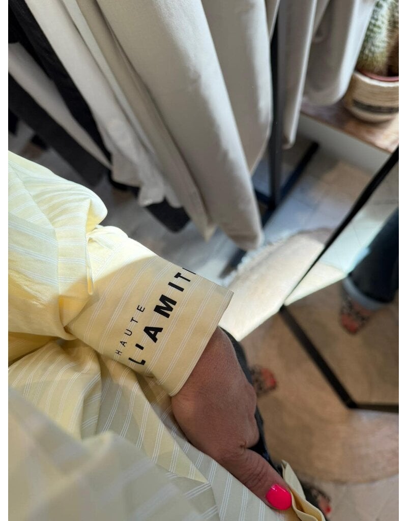 Haute L' Amitié HL Sophie Stripe Blouse Yellow
