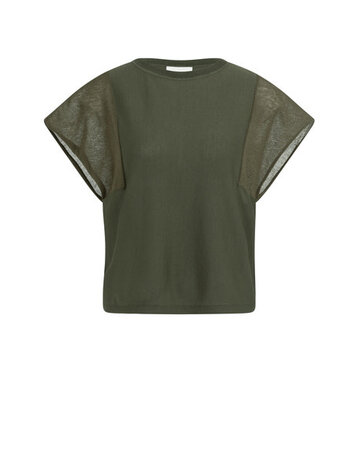 Yaya Yaya Top Trp.KM Army Green