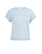 Yaya Yaya Top Knit Rol L.Blue