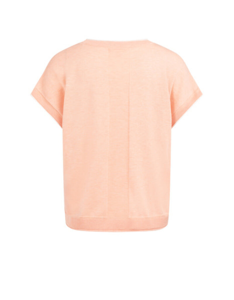Yaya Yaya Top Knit Rol Orange Mel.
