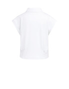 Yaya Yaya Jersey Blouse Darts White