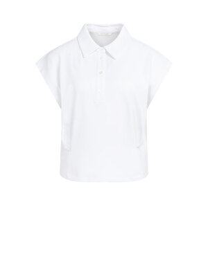Yaya Yaya Jersey Blouse Darts White