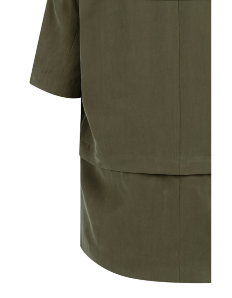 Yaya Yaya Woven S. Sl. Blz Army Green