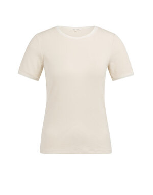 Yaya Yaya Mesh Tee Beige