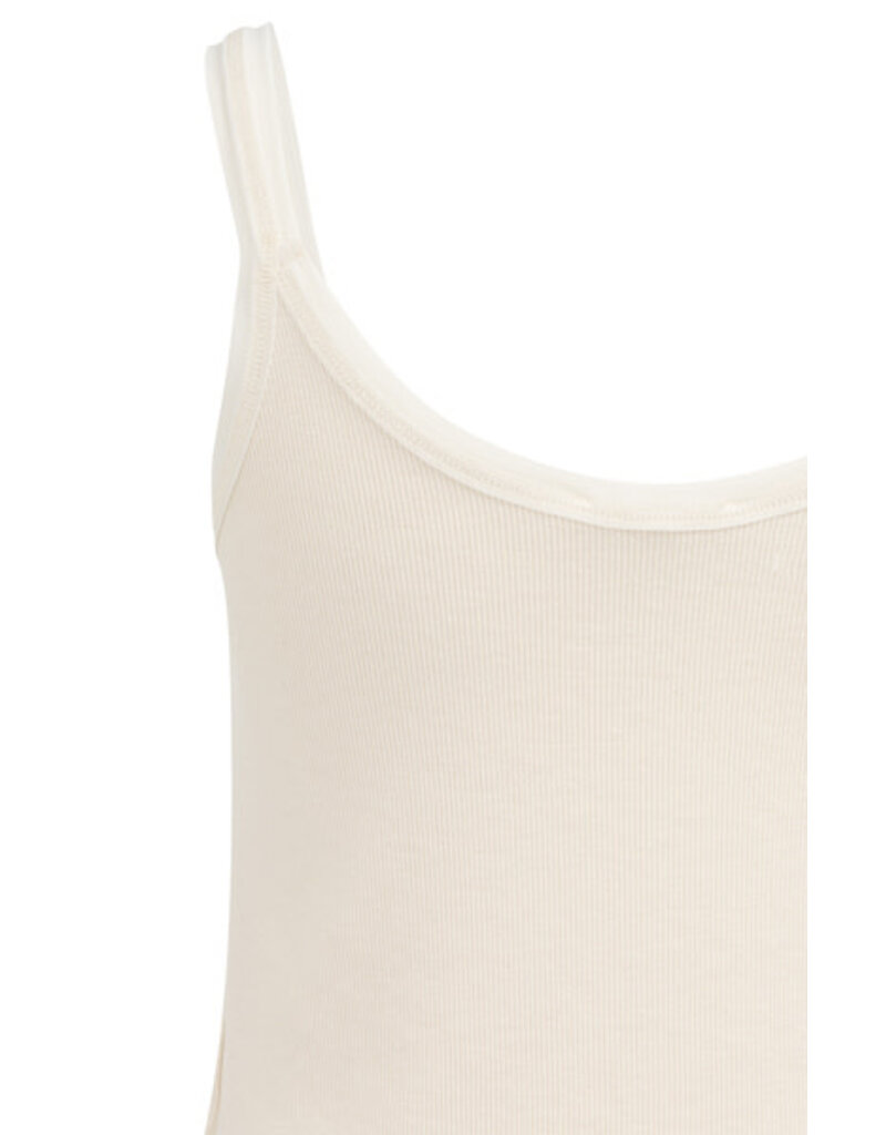 Yaya Yaya Mesh Top Beige