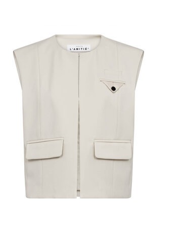 Haute L' Amitié HL Waistcoat Boxy Pearl