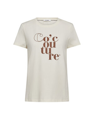 Co' Couture Co'Couture CC Tee logo O.white