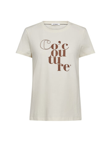 Co'Couture CC Tee logo O.white