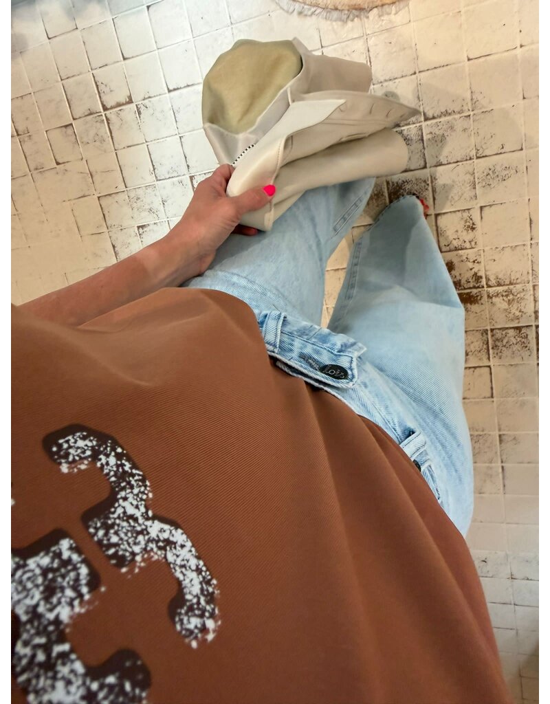 Co' Couture Co'Couture Logo Tee Chocolate