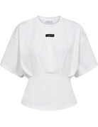 HL Romie Pleat Tee White