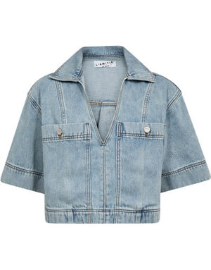 Haute L' Amitié HL Drew Blouse BL.DNM