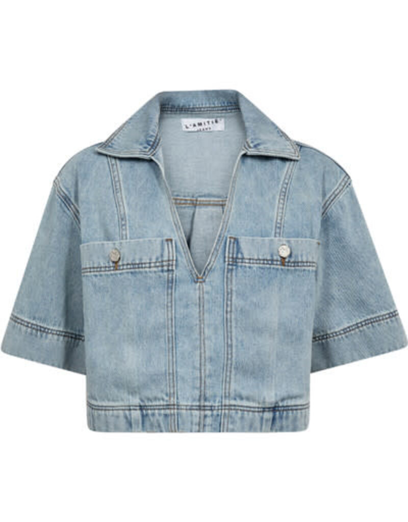 Haute L' Amitié HL Drew Blouse BL.DNM