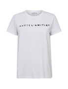 Haute L' Amitié HL Rub Logo Tee White