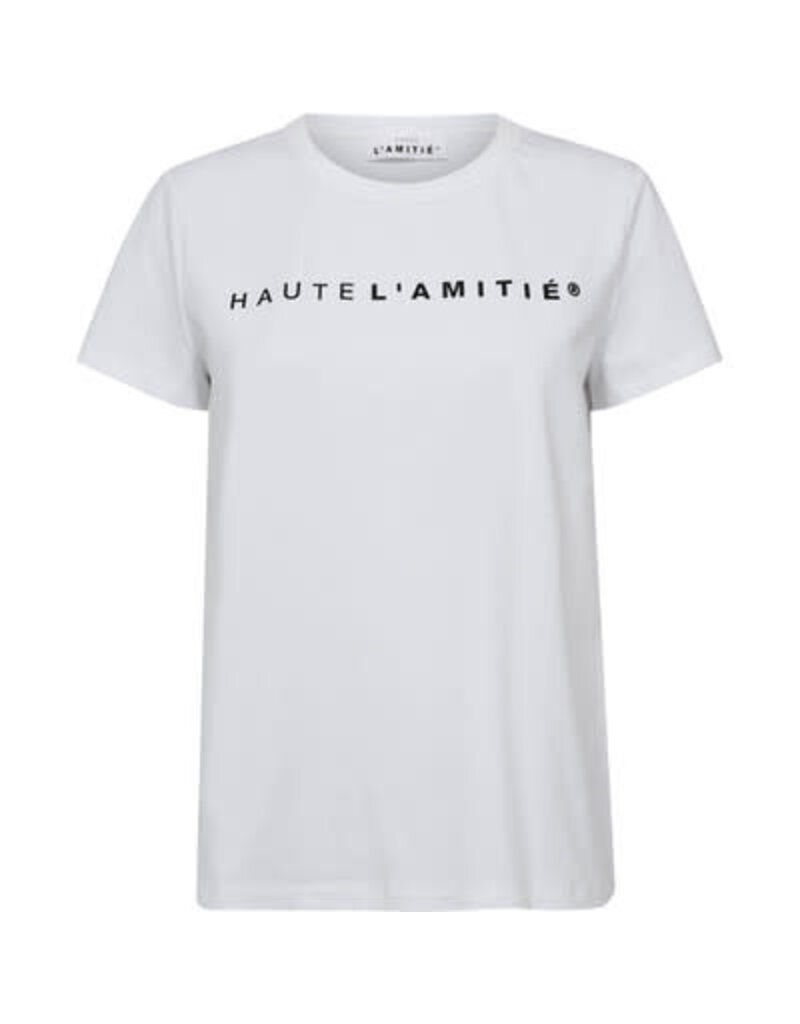 Haute L' Amitié HL Rub Logo Tee White