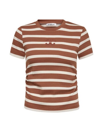 Co' Couture Co'Couture Granny Gath.Tee Stripe Suntan