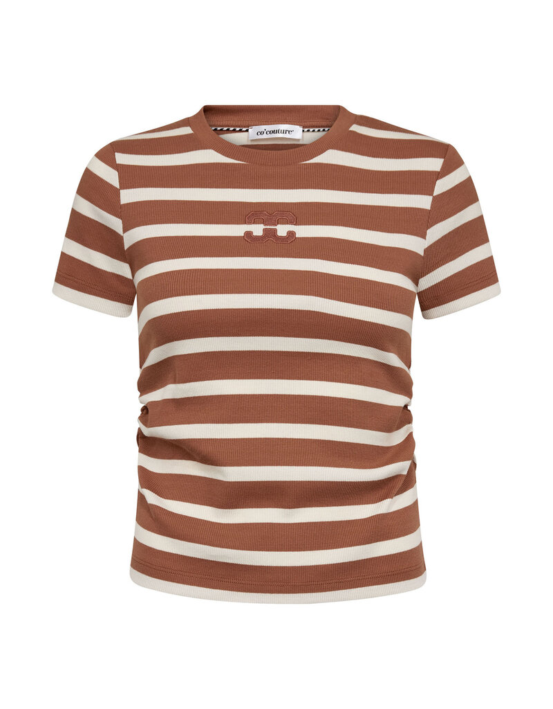 Co' Couture Co'Couture Granny Gath.Tee Stripe Suntan