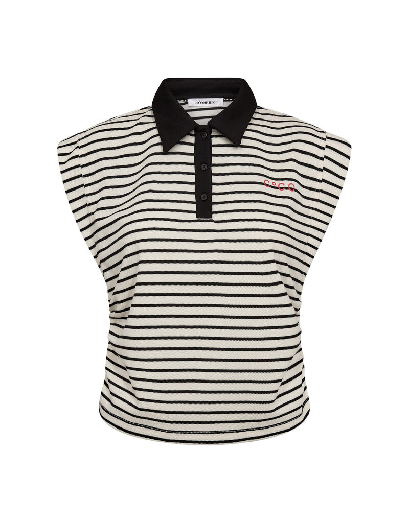 Co'Couture Norma Str.Polo Black