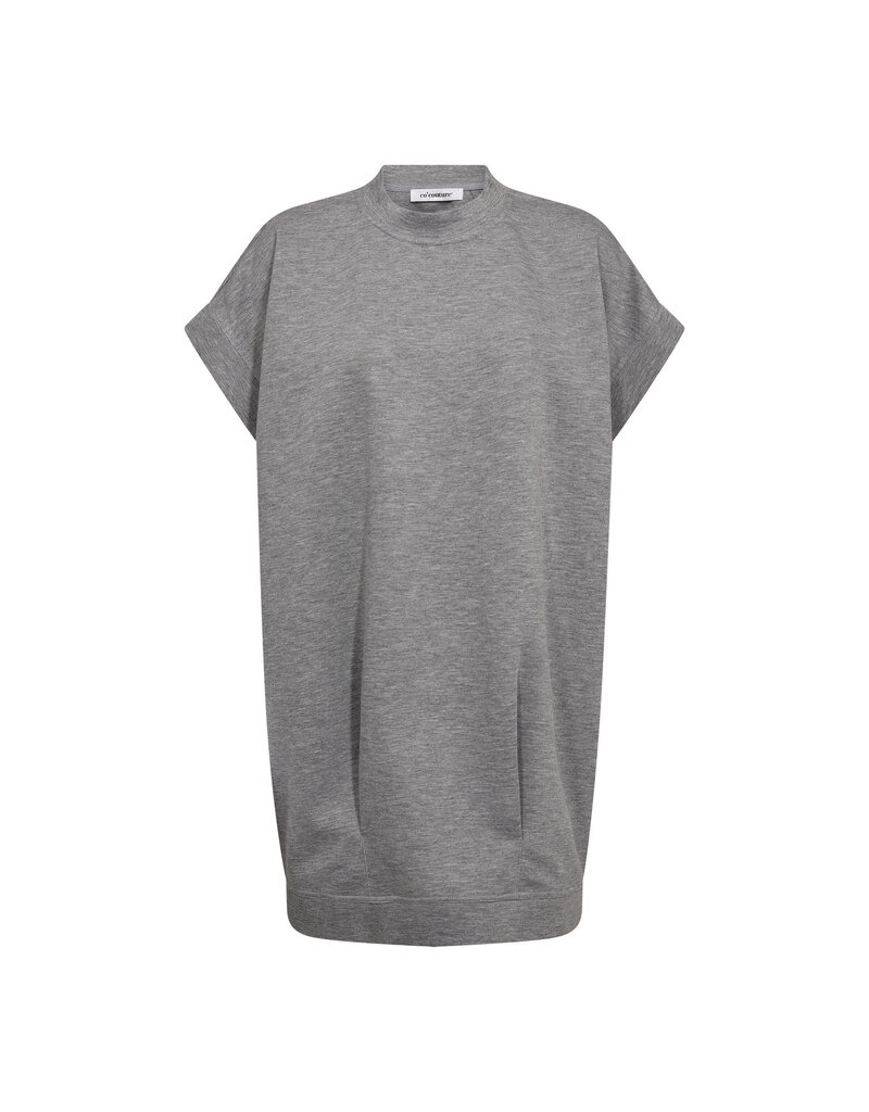 Co'Couture Lance Sweat Dress Grey