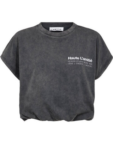 Haute L' Amitié HL Noma Tee Black Acid Wash