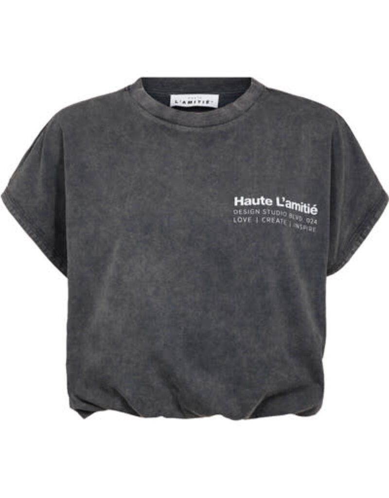 Haute L' Amitié HL Noma Tee Black Acid Wash
