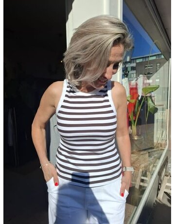 MBYM MBYM Jaxson Stripe Top Java