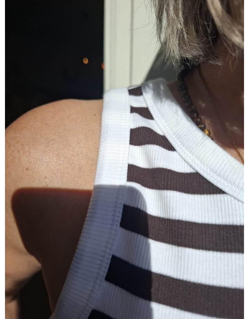 MBYM MBYM Jaxson Stripe Top Java