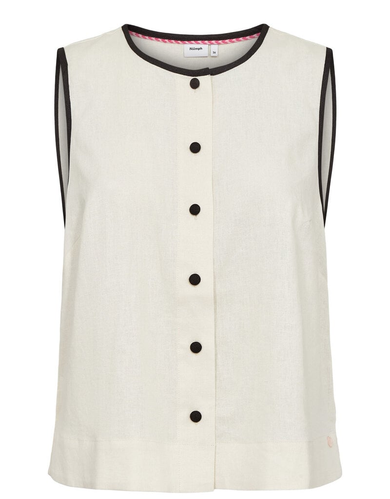 Nümph Nümph Nualani Vest Whitecap