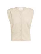 Yaya Yaya Shoulder Cardigan C.C White