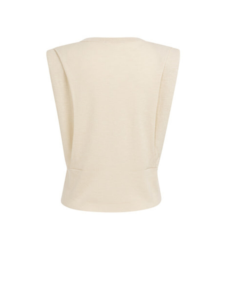 Yaya Yaya Shoulder Cardigan C.C White