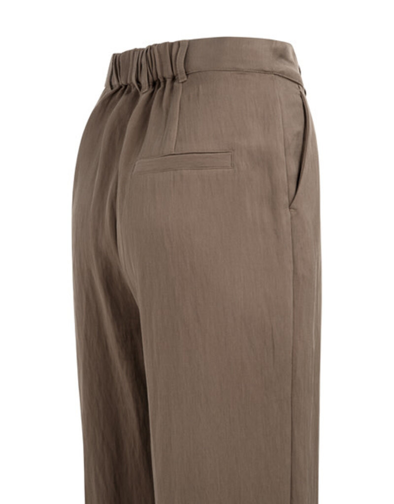 Yaya Yaya Woven WL Pants with pleaths W.Brown