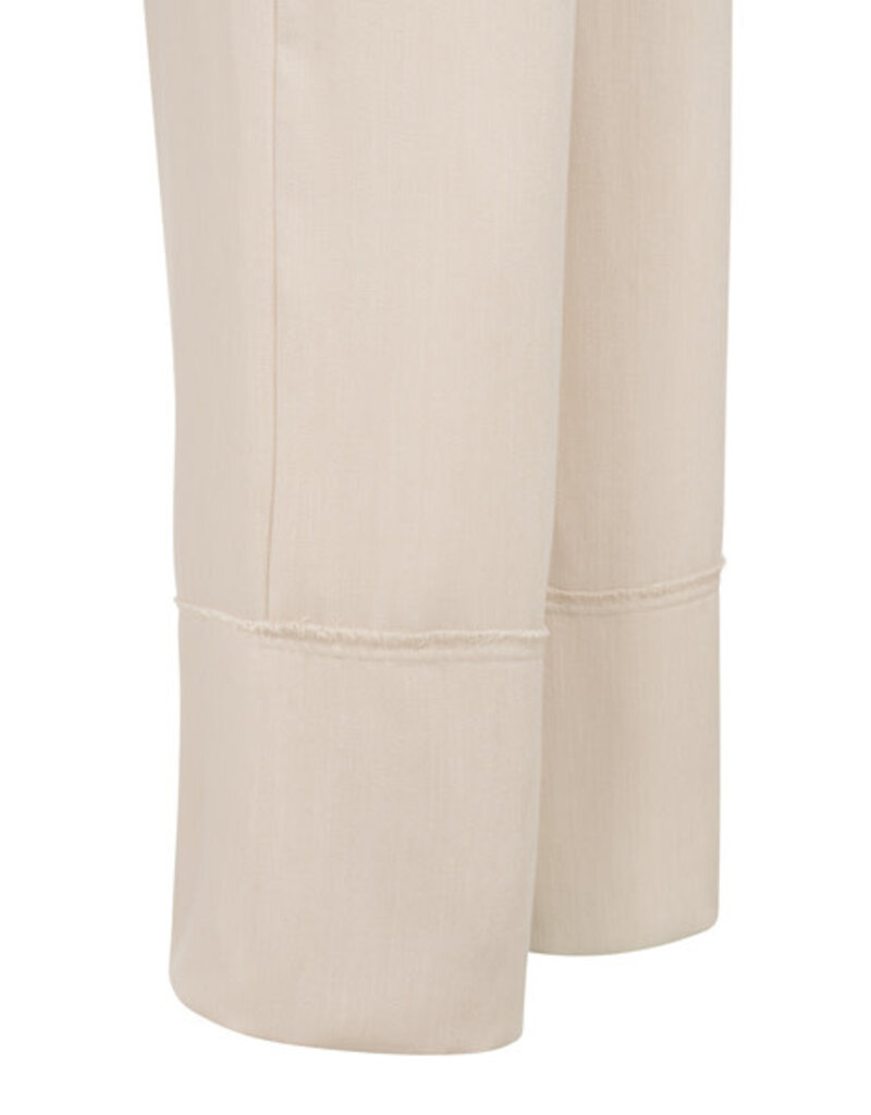 Yaya Yaya Woven W.L. Pant fringed details C.C. White