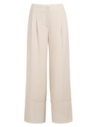 Yaya Yaya Woven W.L. Pant fringed details C.C. White