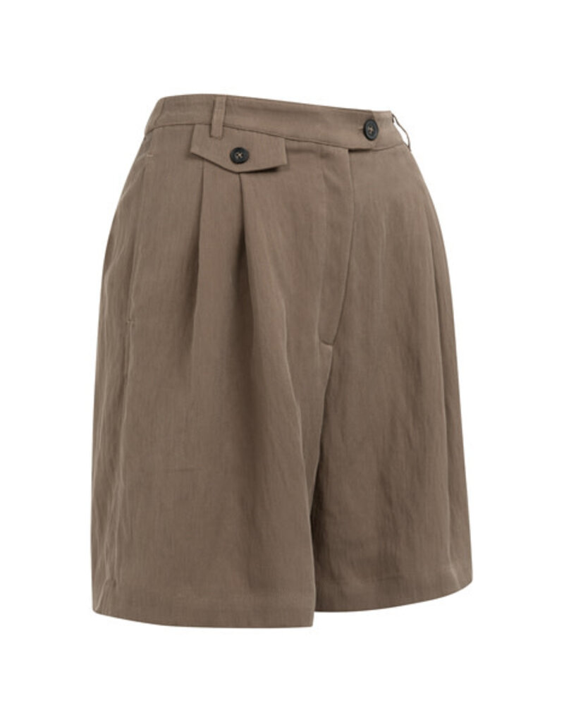 Yaya Yaya Woven longer length Short W.Brown