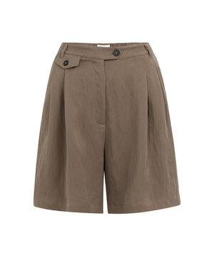 Yaya Yaya Woven longer length Short W.Brown