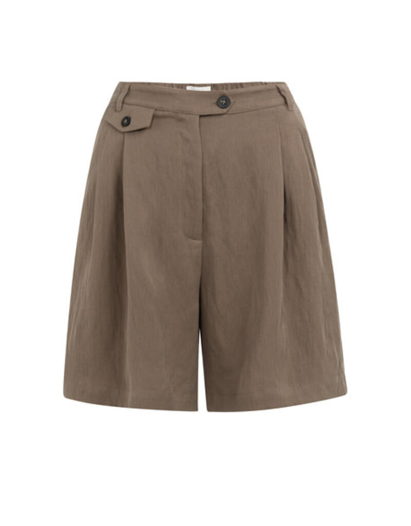 Yaya Yaya Woven longer length Short W.Brown
