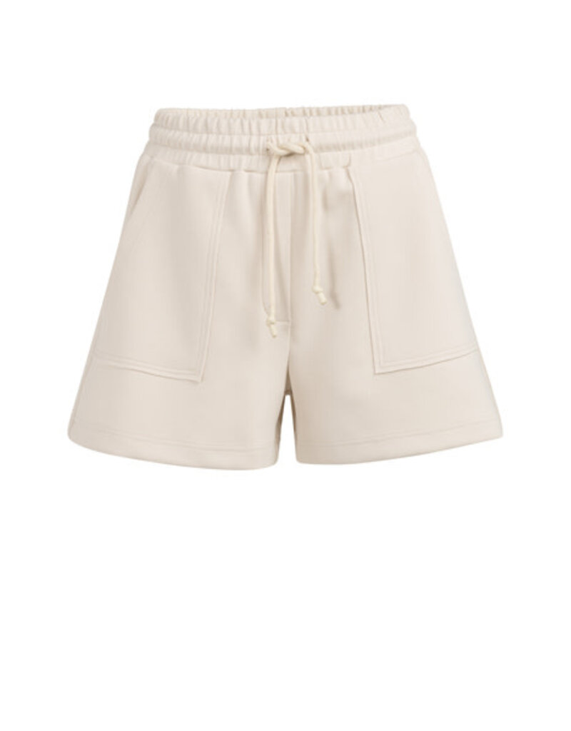 Yaya Yaya Jersey Short cargo pockets C.C White