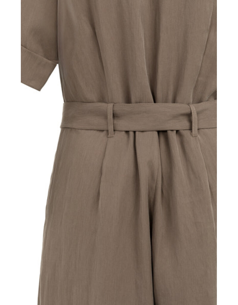 Yaya Yaya Loose Fit Jumpsuit W.Brown