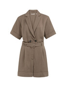 Yaya Yaya Loose Fit Jumpsuit W.Brown