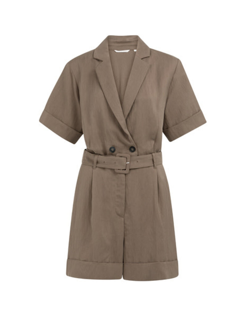 Yaya Yaya Loose Fit Jumpsuit W.Brown