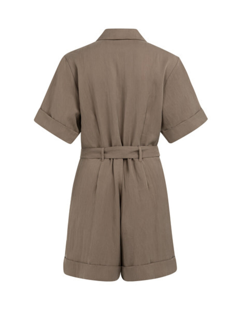 Yaya Yaya Loose Fit Jumpsuit W.Brown