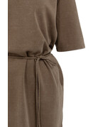 Yaya Yaya Jersey v-neck dress W.Brown